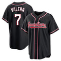 Ldoa C.Guardians #7 George Valera Player Black Fashion Out Home Game Stitched Jerseys