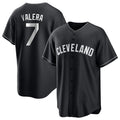 Ldoa C.Guardians #7 George Valera Player Black Home Game Stitched Jerseys