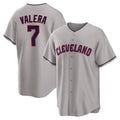 Ldoa C.Guardians #7 George Valera Player Gray Game Home Stitched Jerseys
