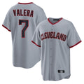 Ldoa C.Guardians #7 George Valera Player Gray Home Game Stitched Jerseys