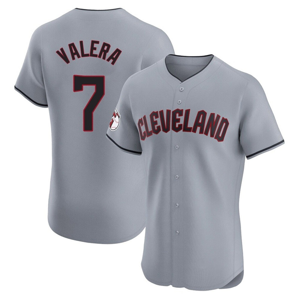 Ldoa C.Guardians #7 George Valera Player Gray Road Limited Elite Home Stitched Jerseys