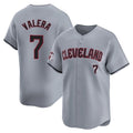 Ldoa C.Guardians #7 George Valera Player Gray Road Limited Home Stitched Jerseys