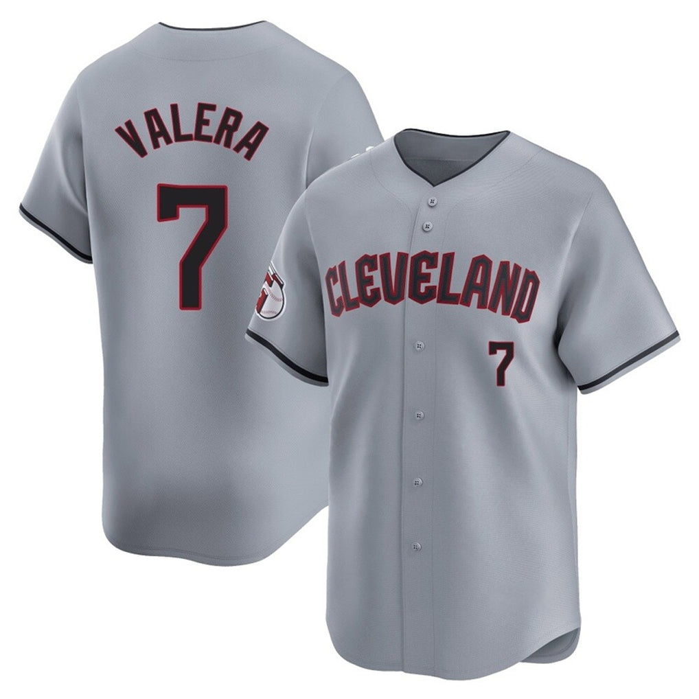 Ldoa C.Guardians #7 George Valera Player Gray Road Limited Home Stitched Jerseys