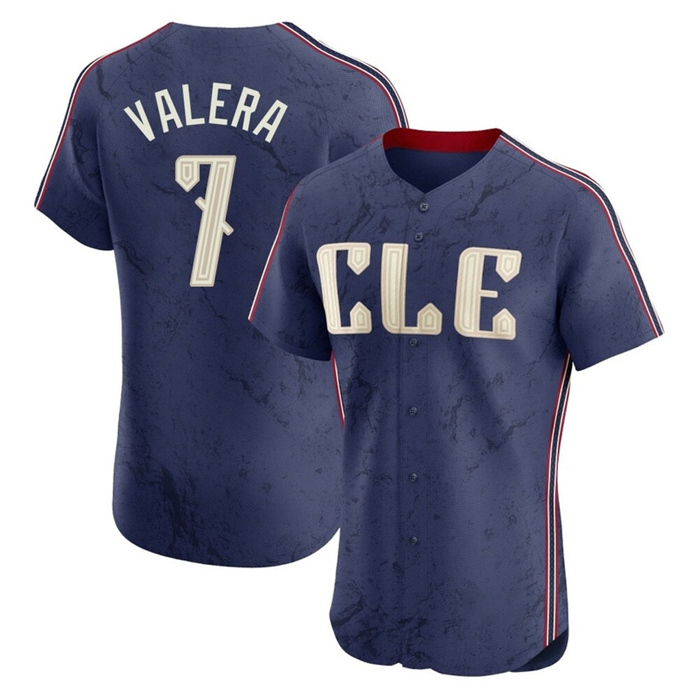 Ldoa C.Guardians #7 George Valera Player Navy City Connect Limited Elite Home Stitched Jerseys