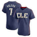 Ldoa C.Guardians #7 George Valera Player Navy City Connect Limited Elite Home Stitched Jerseys