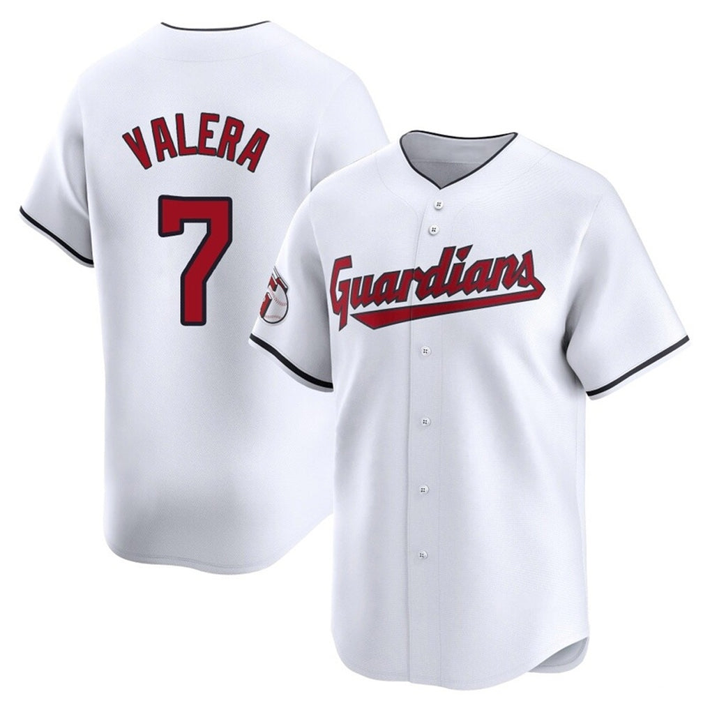 Ldoa C.Guardians #7 George Valera Player White Limited Home Stitched Jerseys