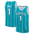 Ldoa C.Hornets #1 LaMelo Ball  Teal Fast Break Replica Player Jerseys - Icon Edition