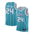 Ldoa C.Hornets #24 Brandon Miller Teal Draft Swingman Jerseys - Icon Edition