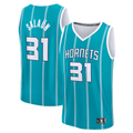 Ldoa C.Hornets #31 Tidjane Salaun  Teal 2024  Draft Fast Break Player Jerseys - Icon Edition