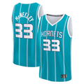 Ldoa C.Hornets #33 Liam McNeeley  Teal Fast Break Replica Jerseys - Icon Edition