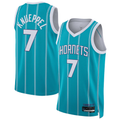 Ldoa C.Hornets #7 Kon Knueppel  Teal Swingman Jerseys - Icon Edition