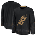 Tuec C.Hurricanes Black 2024 Military Appreciation Practice Stitched Jerseys