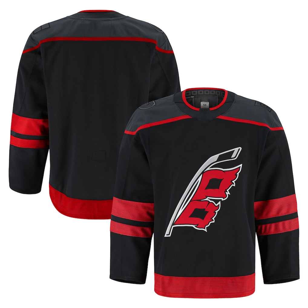 Tuec C.Hurricanes Black Home Authentic Pro Stitched Jerseys