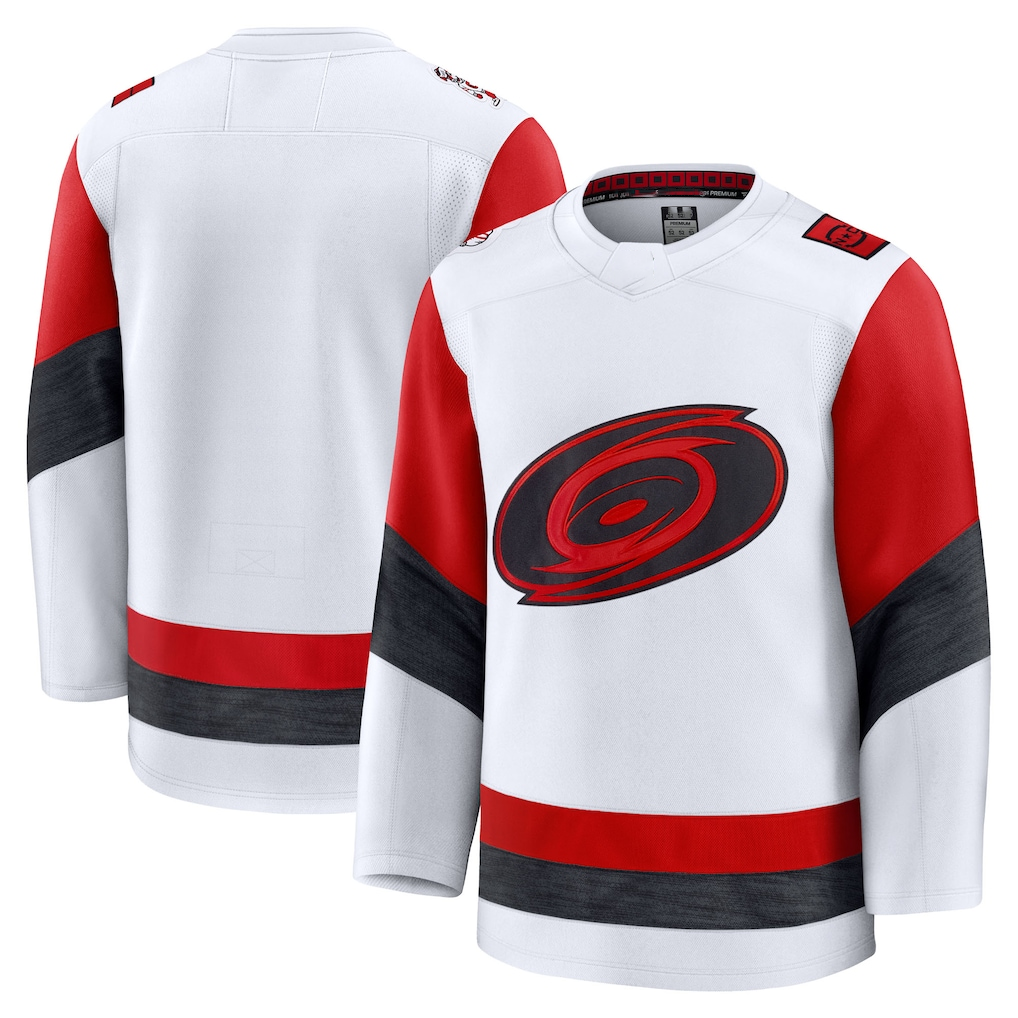 Tuec C.Hurricanes White Away Premium Stitched Jerseys