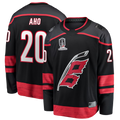Tuec C.Hurricanes #20 Sebastian Aho Black 2026 Stanley Cup Champions Home Breakaway Stitched Jerseys