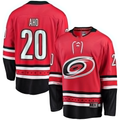 Tuec C.Hurricanes #20 Sebastian Aho Red Alternate Breakaway Player Stitched Jerseys