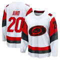 Tuec C.Hurricanes #20 Sebastian Aho White Away Breakaway Stitched Jerseys