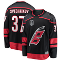Tuec C.Hurricanes #37 Andrei Svechnikov Black 2026 Stanley Cup Final Home Breakaway Stitched Jerseys