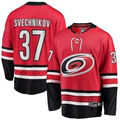 Tuec C.Hurricanes #37 Andrei Svechnikov Red Alternate Breakaway Player Stitched Jerseys