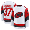 Tuec C.Hurricanes #37 Andrei Svechnikov White Away Premium Stitched Jerseys