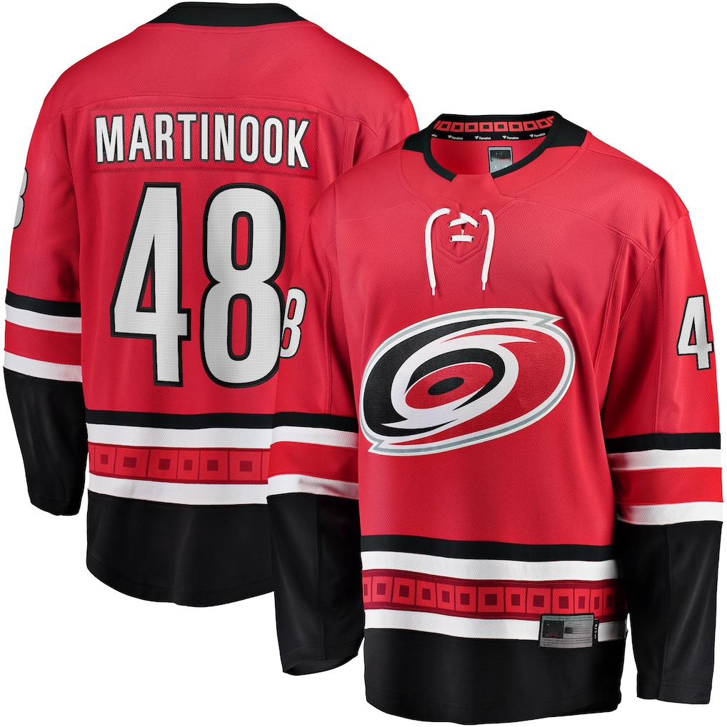 Tuec C.Hurricanes #48 Jordan Martinook Red Alternate Breakaway Player Stitched Jerseys
