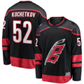 Tuec C.Hurricanes #52 Pyotr Kochetkov Black Home Premier Breakaway Player Stitched Jerseys