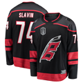 Tuec C.Hurricanes #74 Jaccob Slavin Black 2026 Stanley Cup Final Home Breakaway Stitched Jerseys