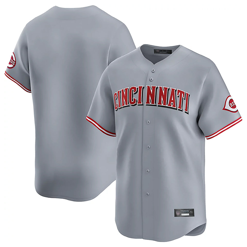 Ldoa C.Reds Gray Home Limited Blank Player Stitched Jerseys