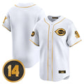 Ldoa C.Reds White-Gold Vapor Premier Limited Home Blank Player Stitched Jerseys