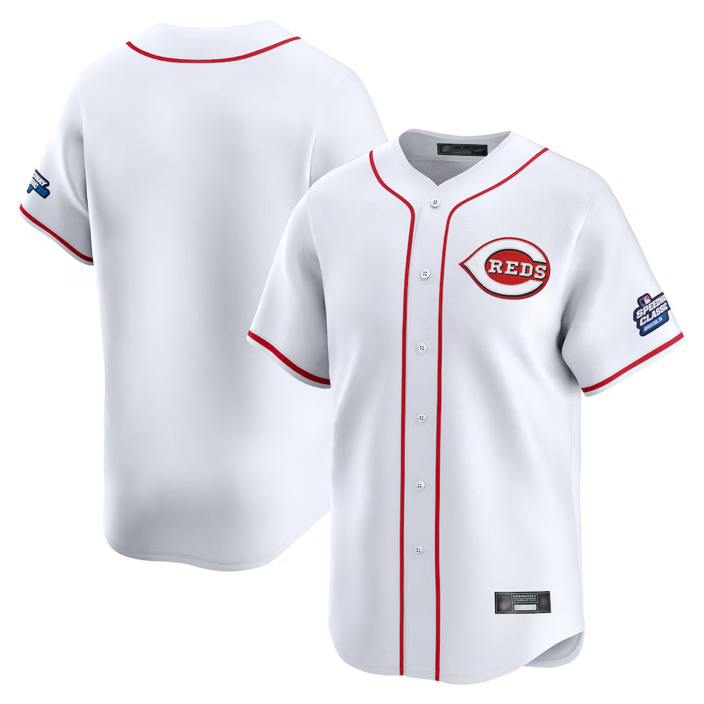 Ldoa C.Reds White Home Limited Blank Player Stitched Jerseys