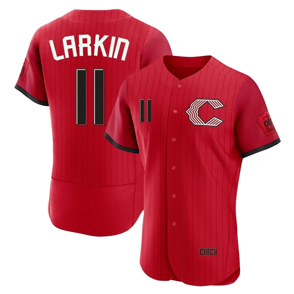 Ldoa C.Reds #11 Barry Larkin Player Red 2026 City Connect Limited Elite Home Stitched Jerseys