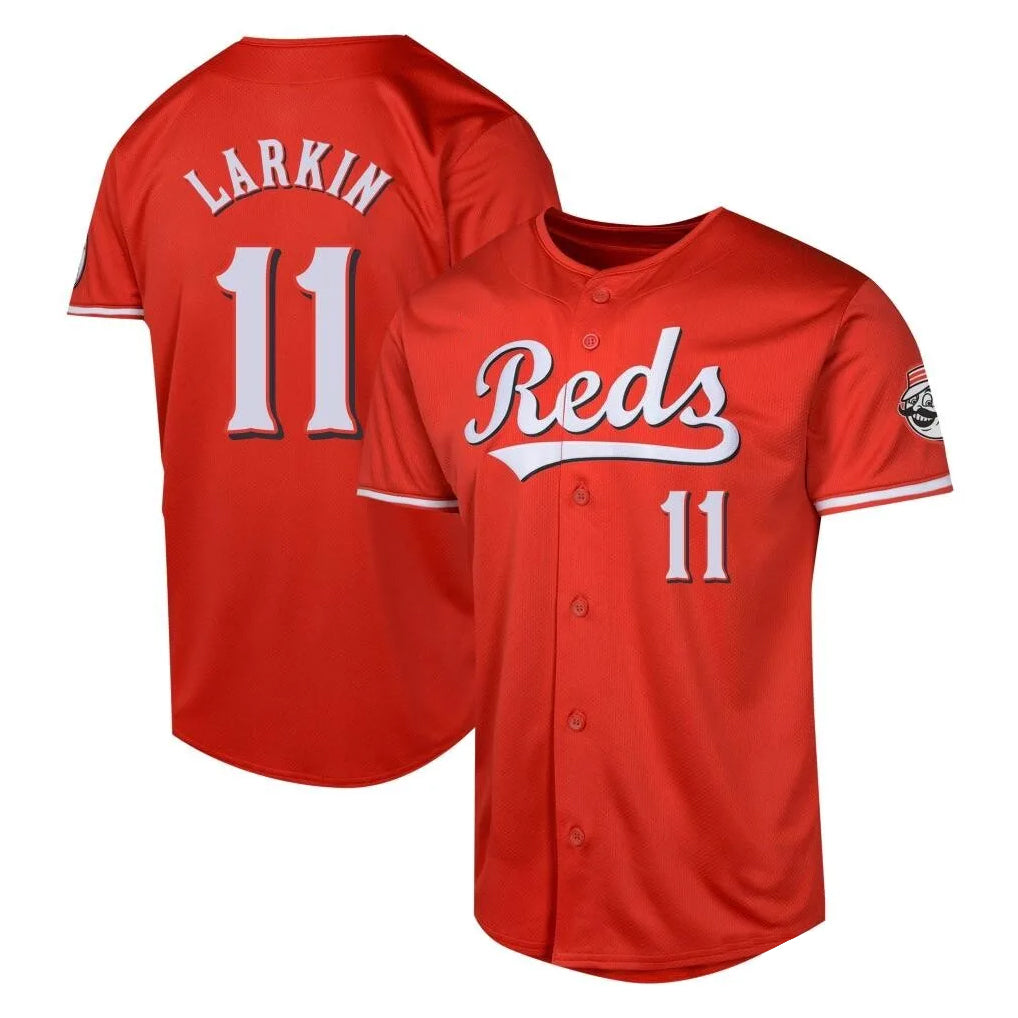 Ldoa C.Reds #11 Barry Larkin Player Red 2026 City Connect Limited Home Stitched Jerseys