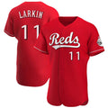 Ldoa C.Reds #11 Barry Larkin Player Red Limited Elite Home Stitched Jerseys