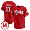 Ldoa C.Reds #11 Barry Larkin Player Red Vapor Premier Limited Home Stitched Jerseys