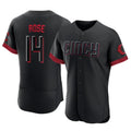 Ldoa C.Reds #14 Pete Rose Player Black City Connect Limited Elite Home Stitched Jerseys