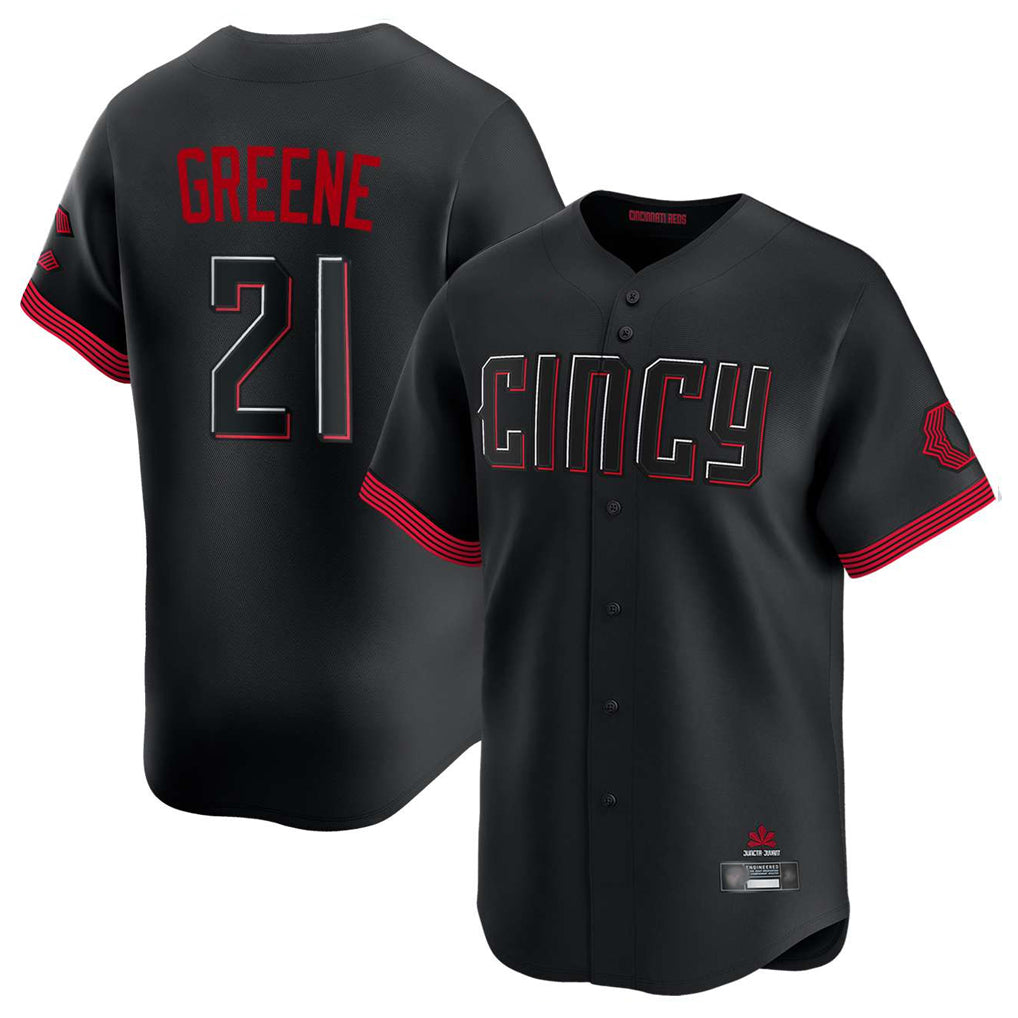 Ldoa C.Reds #21 Hunter Greene Player Black City Connect Home Limited Stitched Jerseys