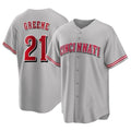Ldoa C.Reds #21 Hunter Greene Player Gray Home Game Stitched Jerseys