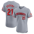 Ldoa C.Reds #21 Hunter Greene Player Gray Limited Elite Home Stitched Jerseys