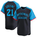 Ldoa C.Reds #21 Hunter Greene Player Navy Limited National League All-Star Game Stitched Jerseys