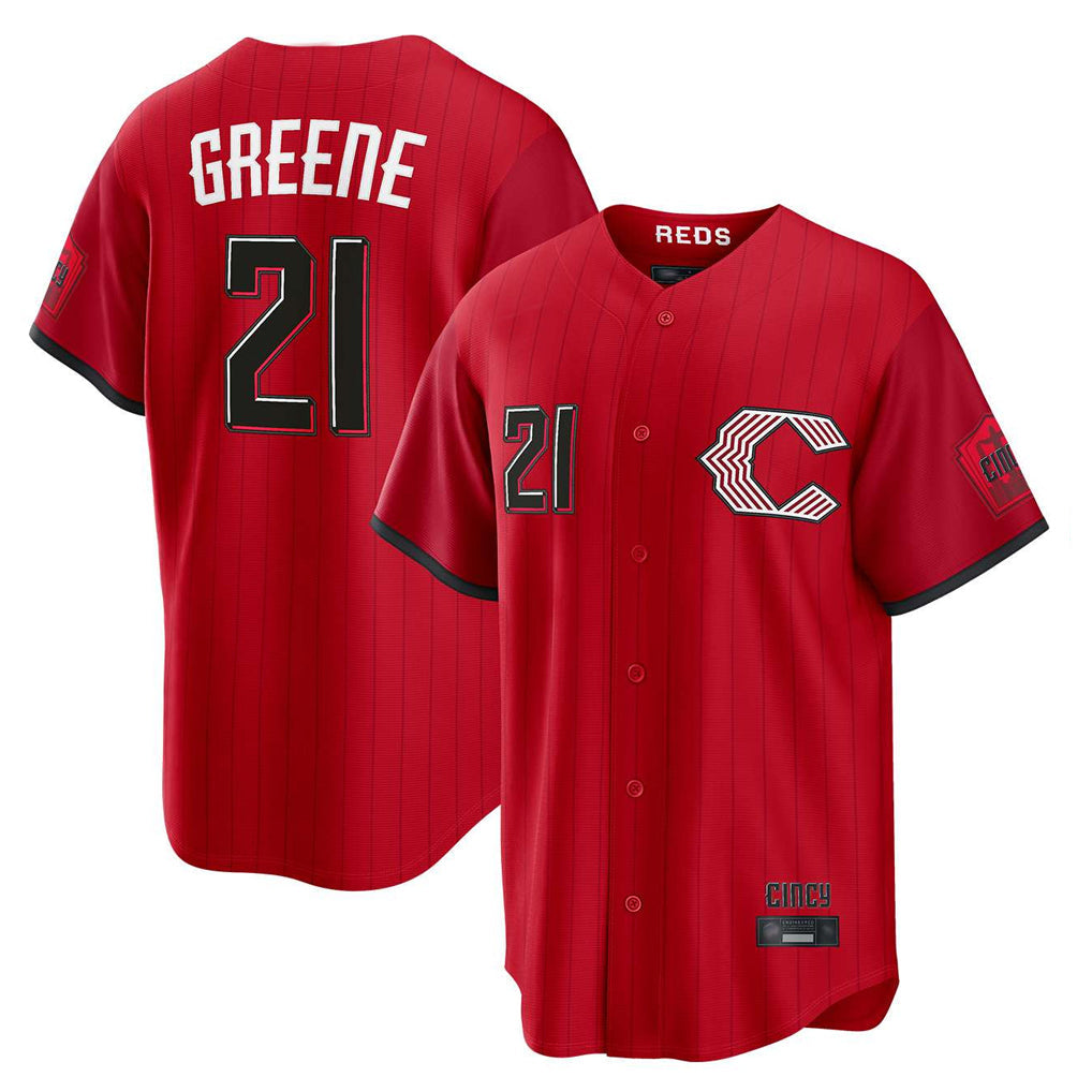 Ldoa C.Reds #21 Hunter Greene Player Red 2026 City Connect Home Game Stitched Jerseys