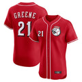 Ldoa C.Reds #21 Hunter Greene Player Red Limited Elite Home Game Stitched Jerseys