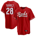 Ldoa C.Reds #28 Eugenio Su¡§¡érez Player Red Home Game Stitched Jerseys