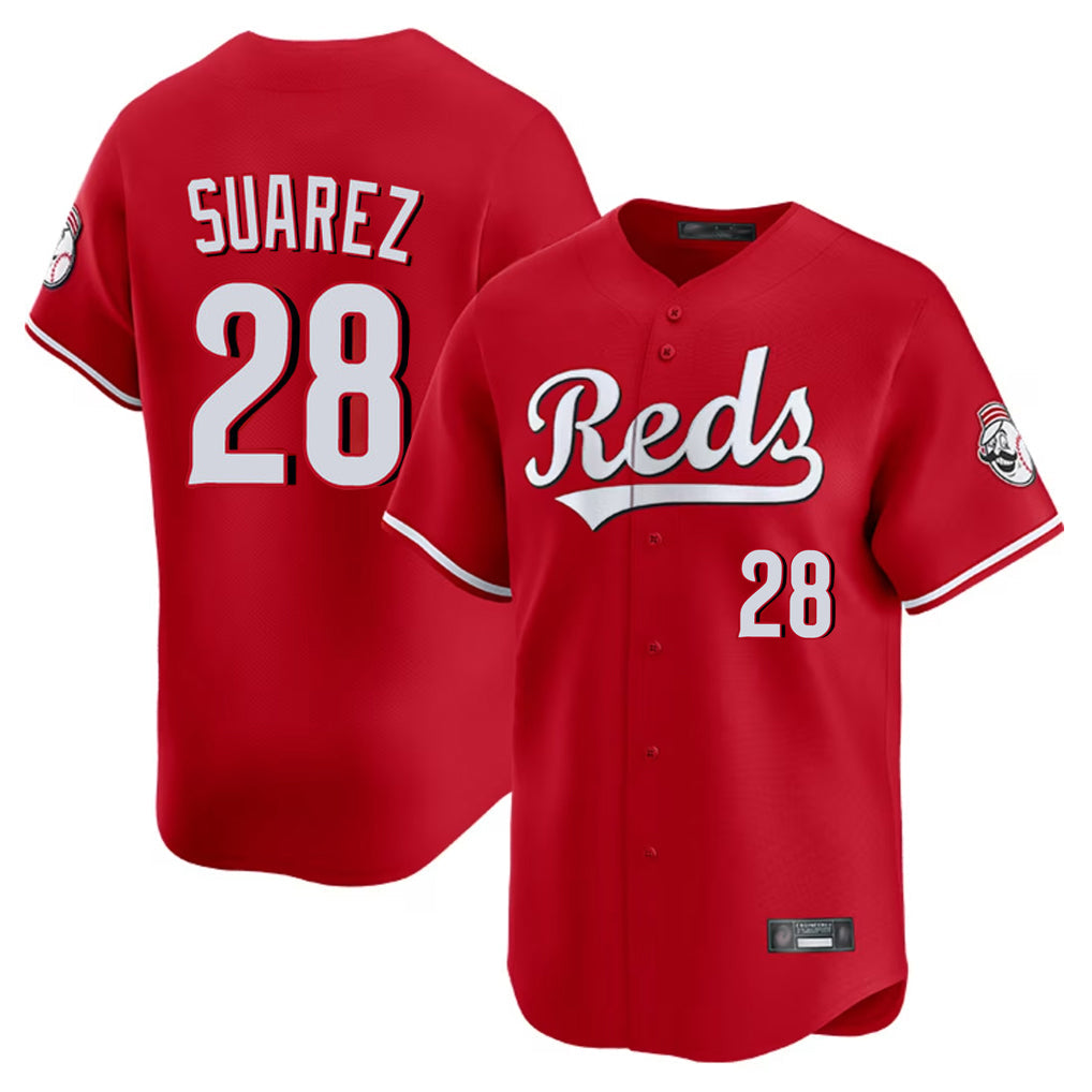 Ldoa C.Reds #28 Eugenio Su¡§¡érez Player Red Home Limited Stitched Jerseys