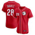 Ldoa C.Reds #28 Eugenio Su¡§¡érez Player Red Limited Elite Home Game Stitched Jerseys