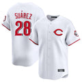 Ldoa C.Reds #28 Eugenio Su¡§¡érez Player White Limited Home Stitched Jerseys
