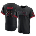Ldoa C.Reds #29 TJ Friedl Player Black City Connect Limited Elite Home Stitched Jerseys