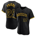 Ldoa C.Reds #29 TJ Friedl Player Black Snake Skin City Limited Elite Home Stitched Jerseys