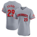 Ldoa C.Reds #29 TJ Friedl Player Gray Limited Elite Home Stitched Jerseys