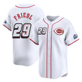Ldoa C.Reds #29 TJ Friedl Player White Speedway Classic Home Limited Stitched Jerseys
