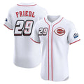 Ldoa C.Reds #29 TJ Friedl Player White Speedway Classic Limited Elite Home Stitched Jerseys